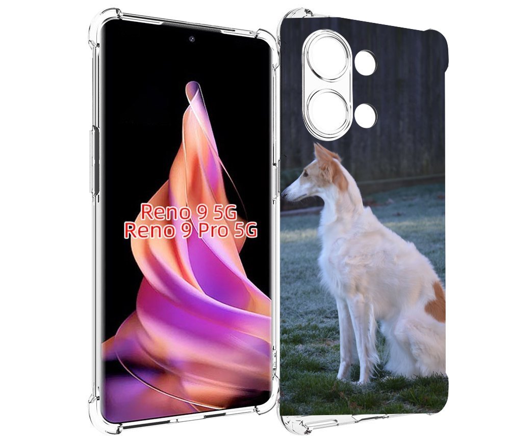 

Чехол MyPads русская псовая борзая для Oppo Reno 9/Reno 9 Pro, Прозрачный, Tocco