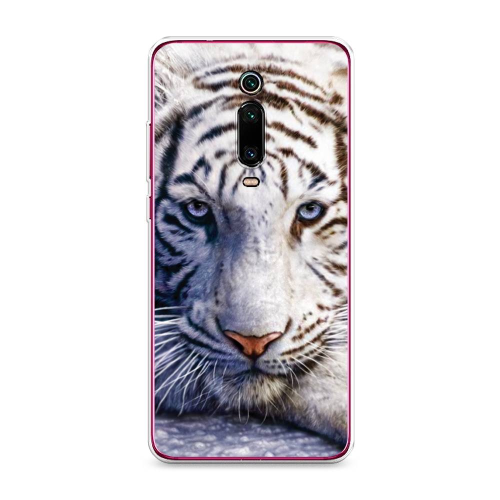 

Чехол на Xiaomi Redmi K20 "Бенгальский тигр", Коричневый;белый, 35650-1