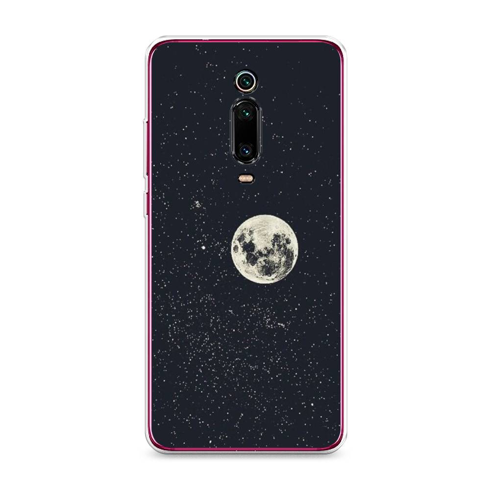 

Чехол на Xiaomi Redmi K20 "Полнолуние", Красный, 35650-2