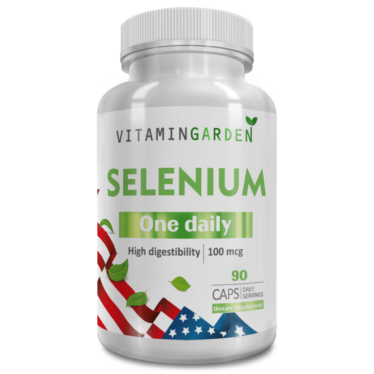 фото Селен vitamin garden selenium капсулы 100 мкг 90 шт.