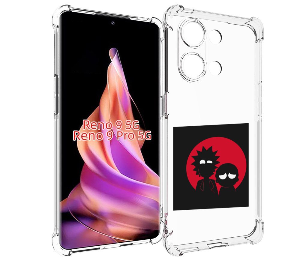 

Чехол MyPads рик и морти в тени для Oppo Reno 9/Reno 9 Pro, Прозрачный, Tocco