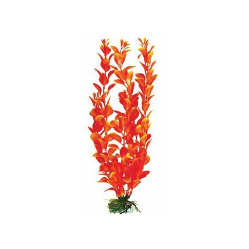 Растение для аквариума Гигрофила красно-желтая, пластик, 25 см