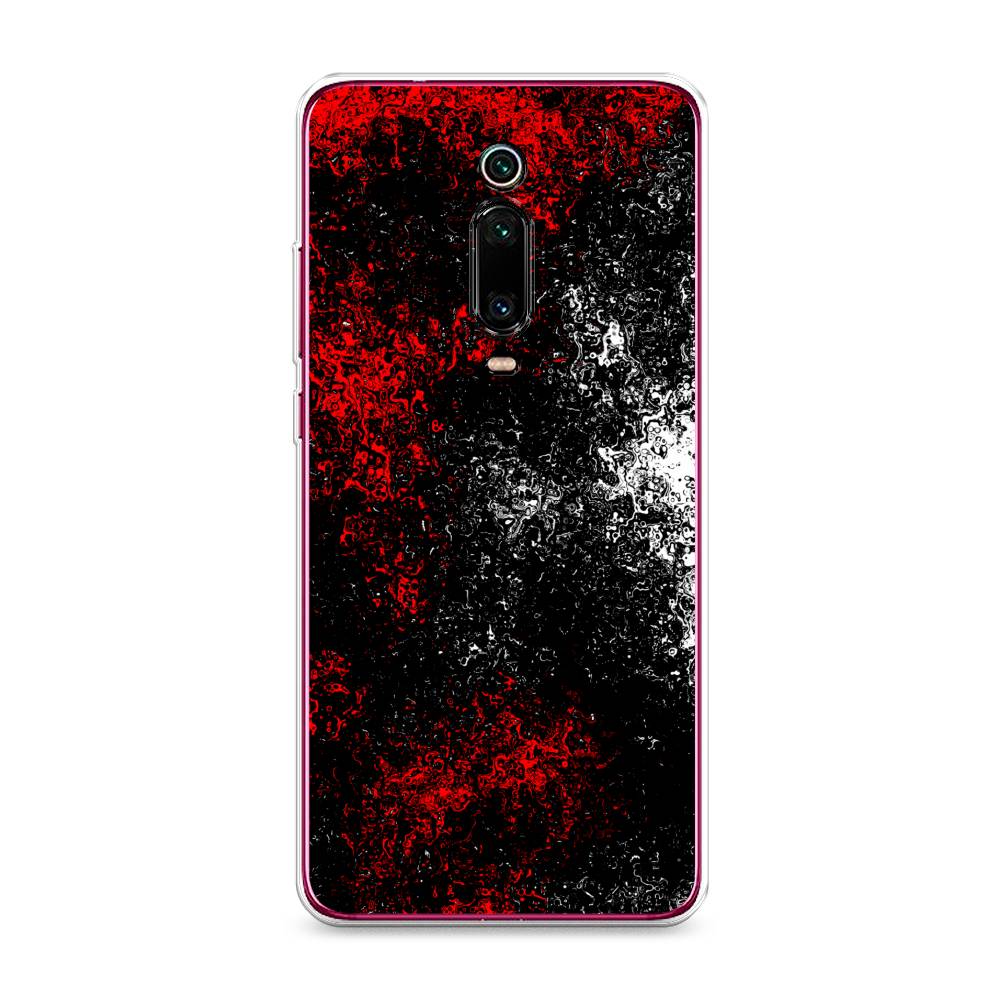 

Чехол на Xiaomi Redmi K20 "Монотипия", Красный;черный;белый, 35650-3