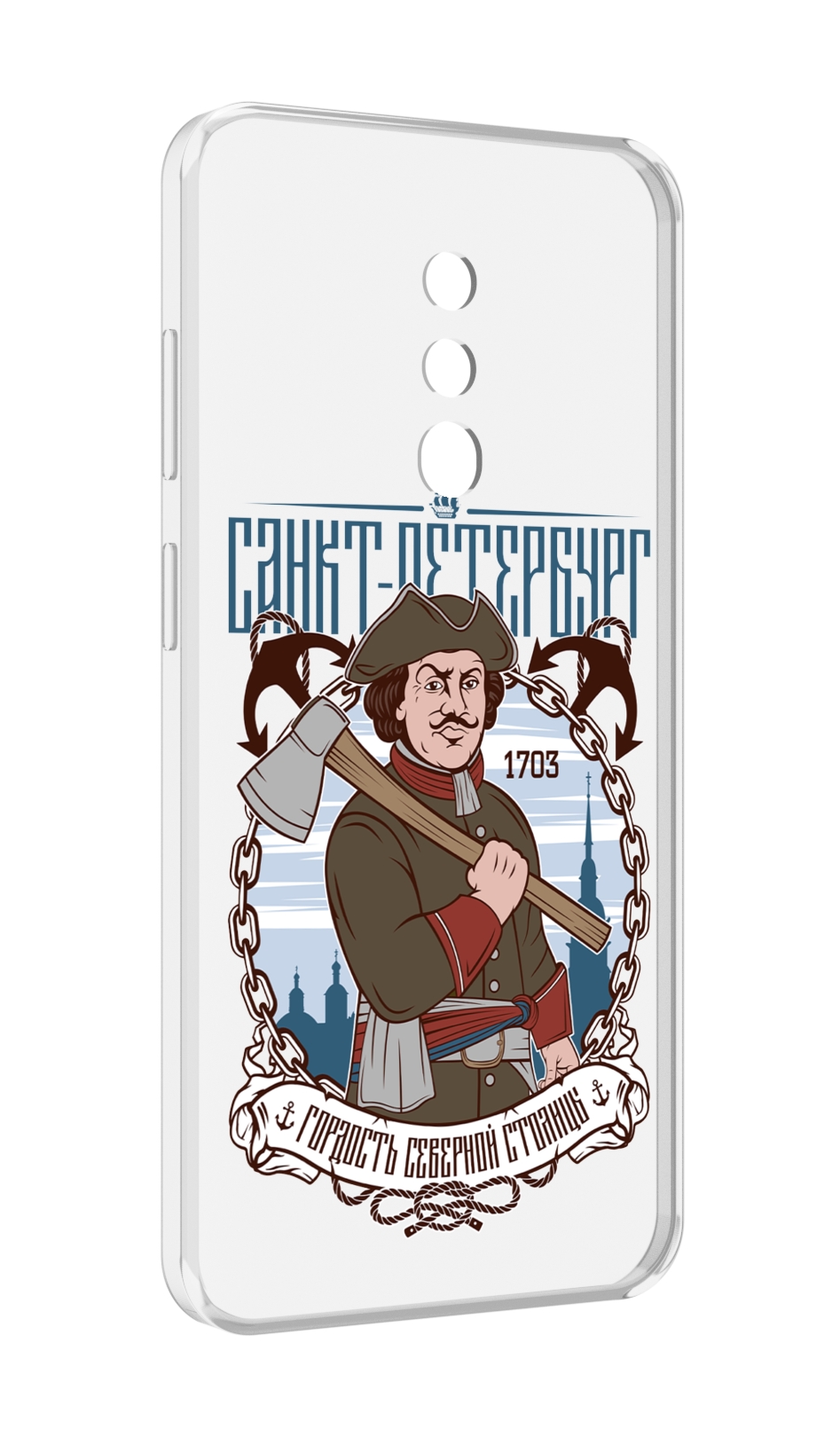 

Чехол MyPads Петр первый для Blackview BV5200, Прозрачный, Tocco