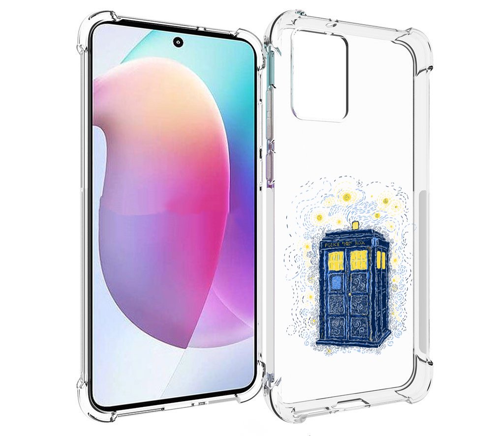 

Чехол MyPads будка рисунок для Motorola Edge 30 Neo, Прозрачный, Tocco