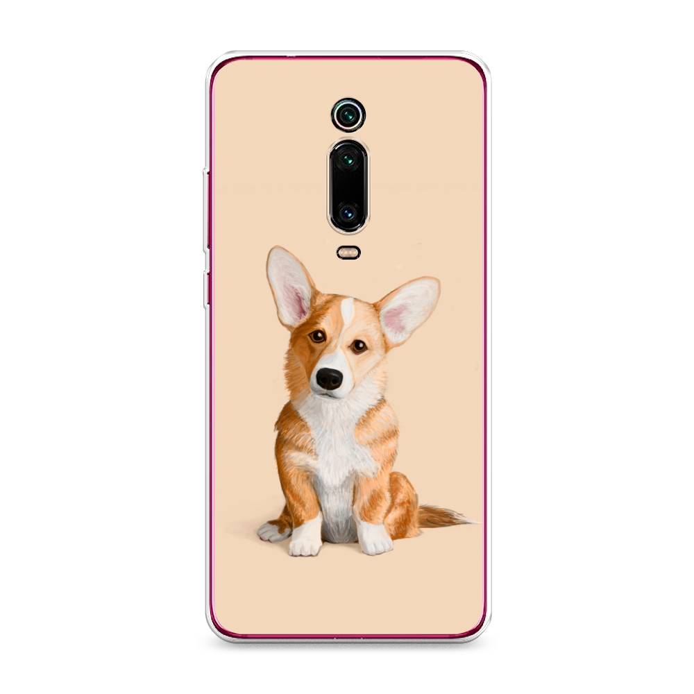 

Чехол на Xiaomi Redmi K20 "Грустный Корги", Коричневый;бежевый, 35650-1