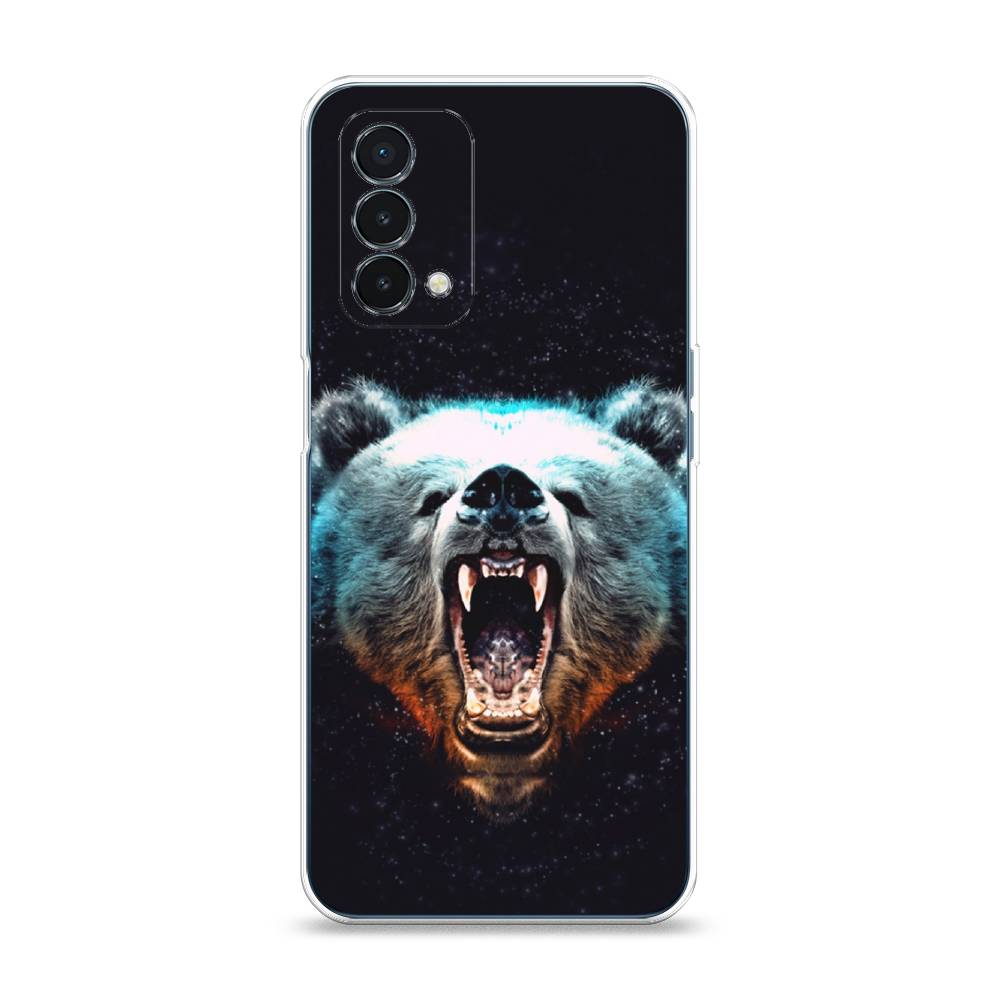 

Чехол Awog на OnePlus Nord N200 5G / ВанПлас Nord N200 5G "Медведь", Коричневый;голубой;черный, 152250-2