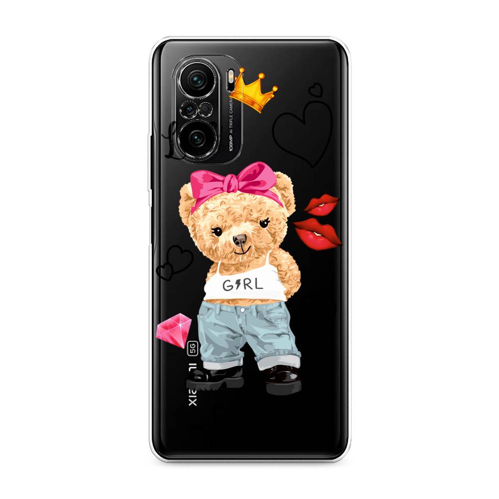 

Чехол на Xiaomi Poco F3 "Sugar Mommy", Голубой;белый;розовый, 312650-6