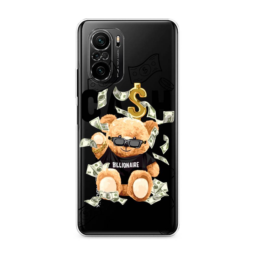 

Чехол на Xiaomi Poco F3 "Big cash", Черный;серый;бежевый, 312650-6