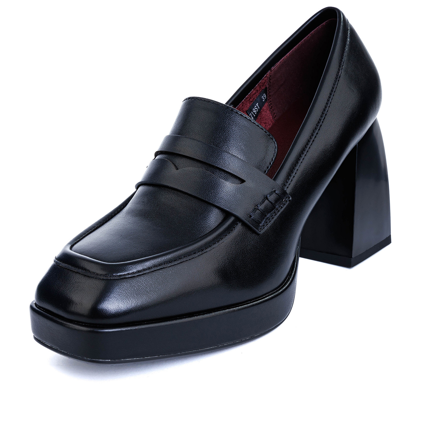 

Лоферы женские INSTREET 80-32WB-719ST черные 38 RU, Черный, 80-32WB-719ST