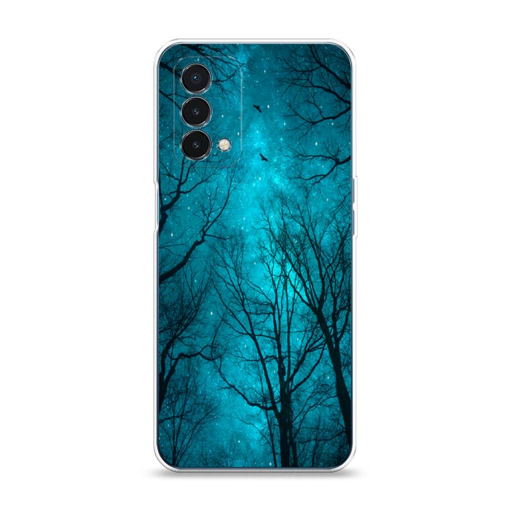 

Чехол Awog на OnePlus Nord N200 5G / ВанПлас Nord N200 5G "Сказочный лес", Черный;голубой, 152250-4