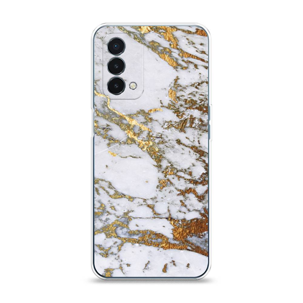 

Чехол Awog на OnePlus Nord N200 5G / ВанПлас Nord N200 5G "Белый мрамор", 152250-3