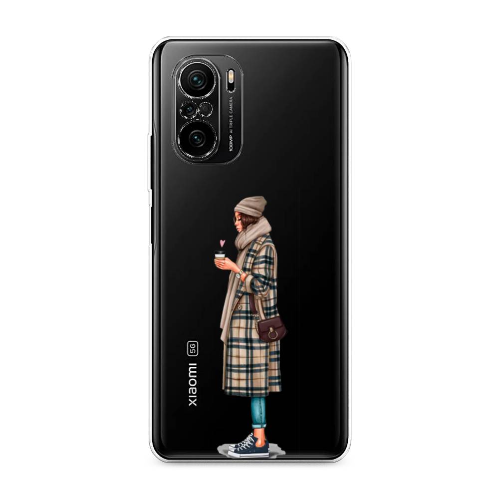 

Чехол на Xiaomi Poco F3 "Утренний кофе", Коричневый;бежевый, 312650-6