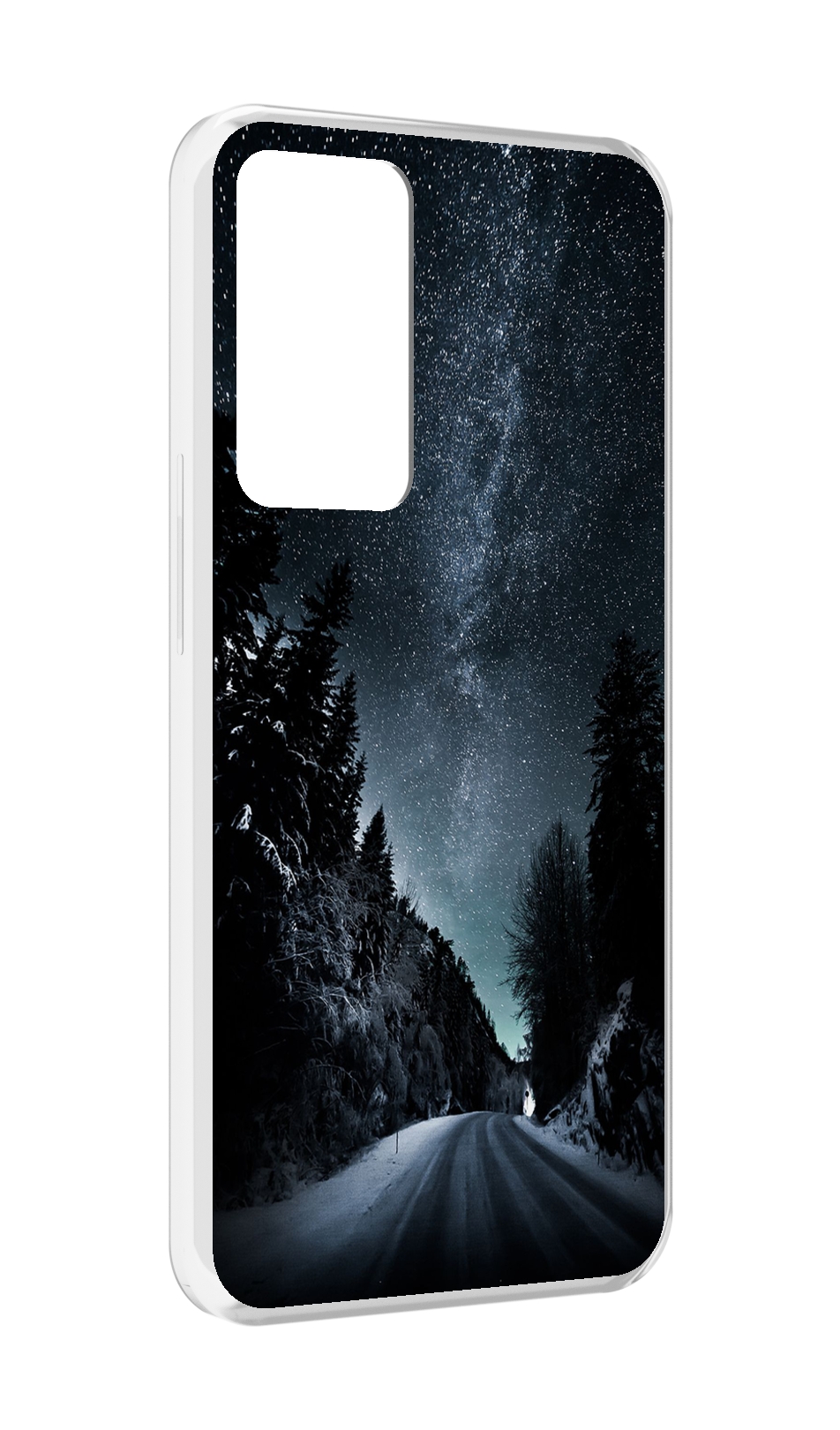 

Чехол MyPads Ночной-лес для OPPO Reno 8 Lite, Прозрачный, Tocco