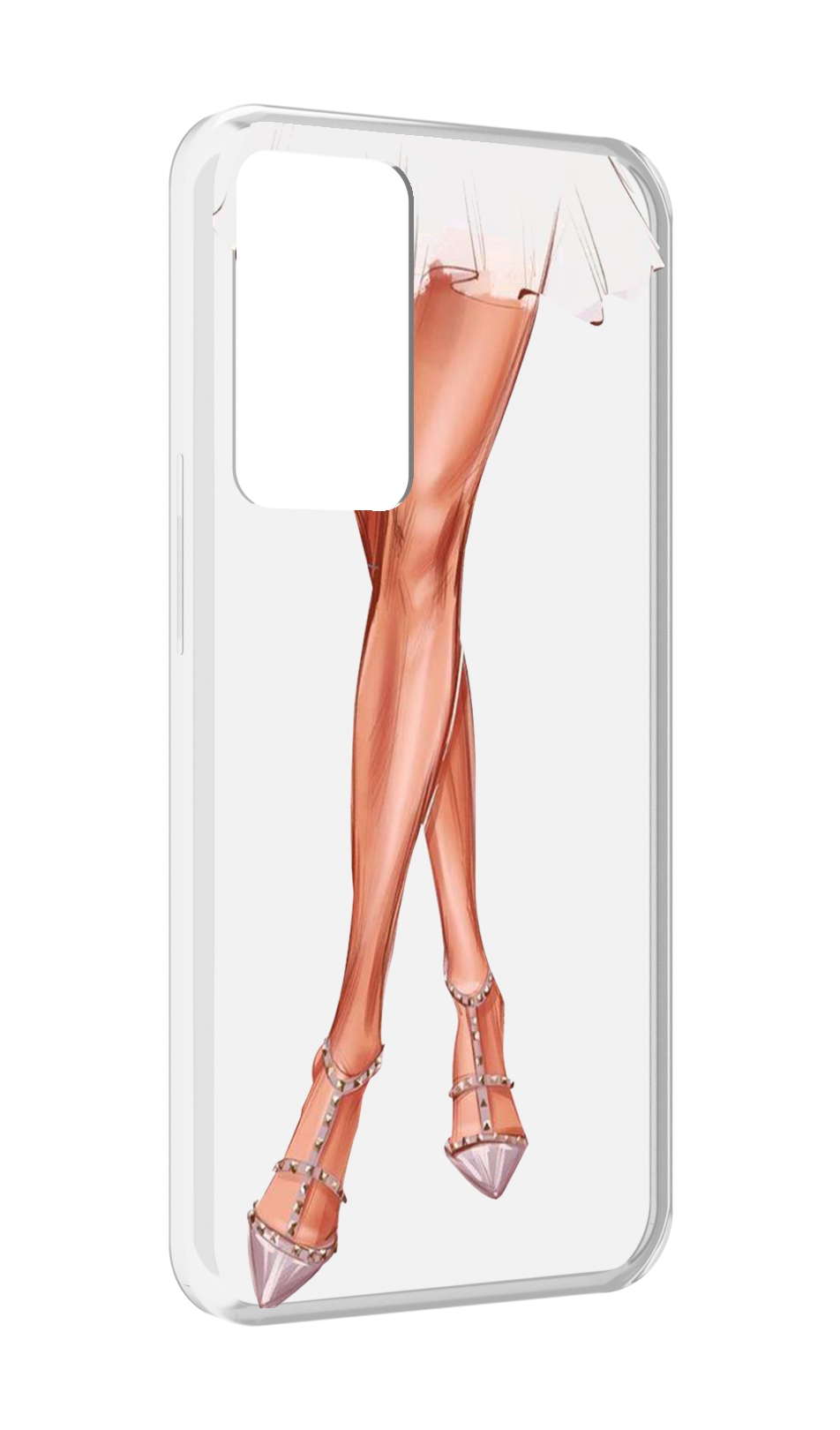 

Чехол MyPads Ножки для OPPO Reno 8 Lite, Прозрачный, Tocco