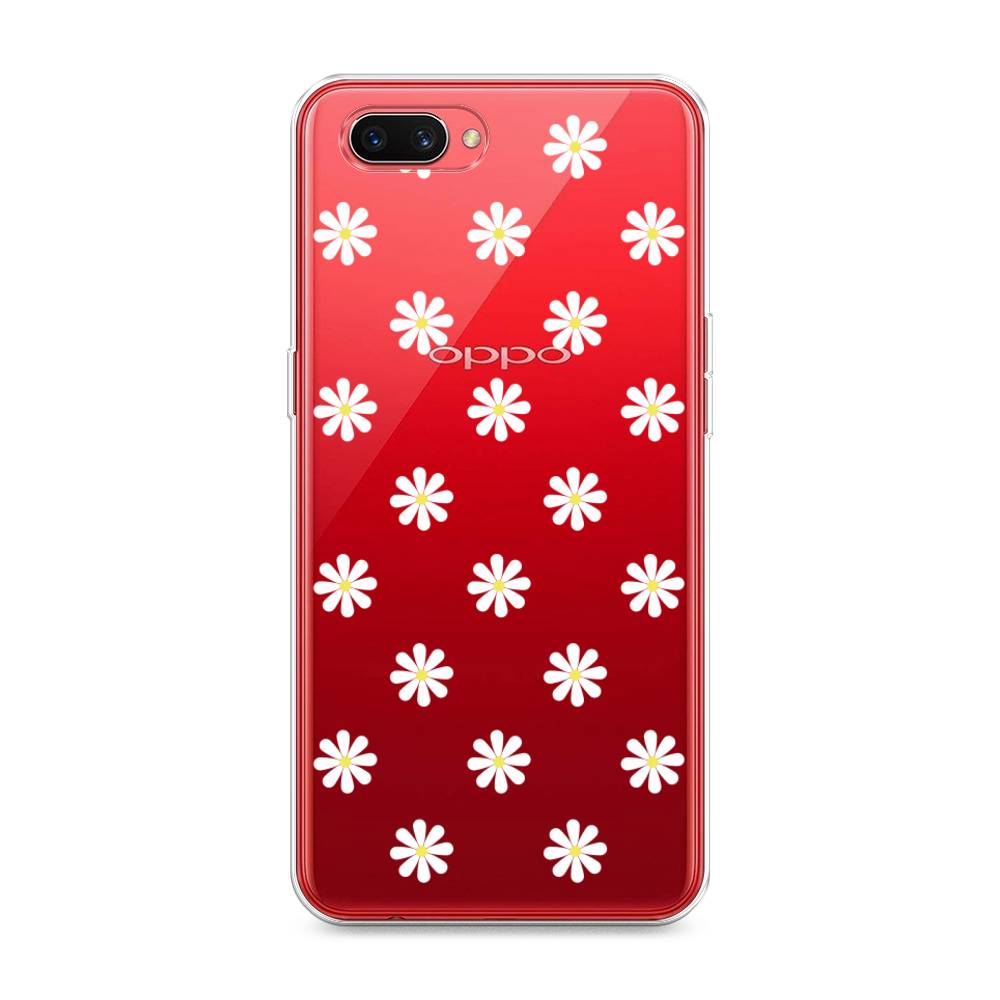 

Силиконовый чехол "Маленькие ромашки" на Oppo A3s, 250650-8