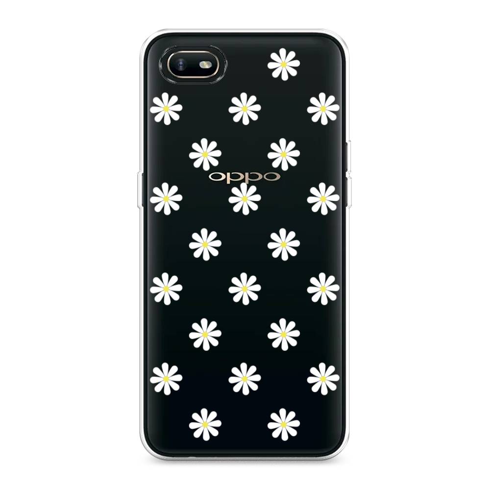 

Силиконовый чехол "Маленькие ромашки" на Oppo A1k, 252150-8