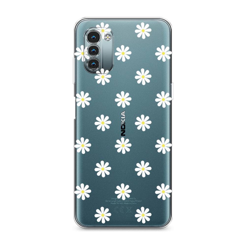

Силиконовый чехол "Маленькие ромашки" на Nokia G11, 125150-8