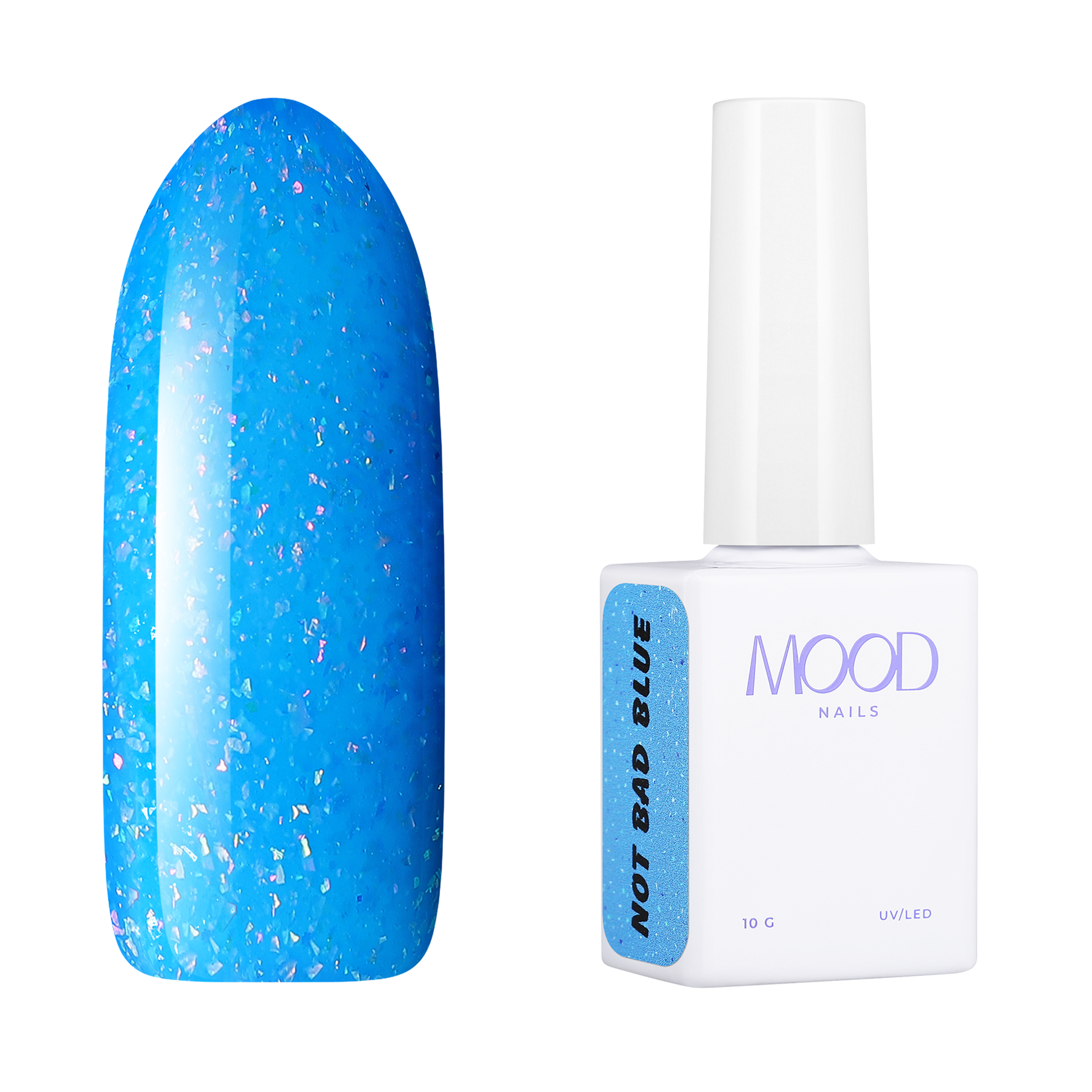 

Гель-лак MOODNAIL Gel-polish Not Bad Blue, 10 г