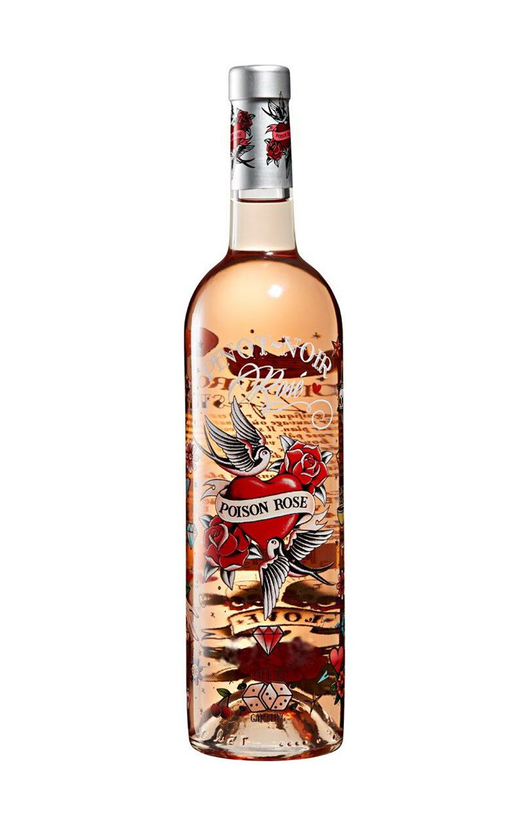 

Вино сухое розовое Poison Rose Pinot Noir, Франция, 0.75 л