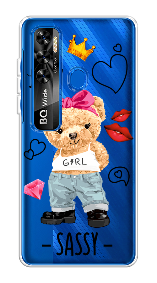 

Чехол на BQ 6868L "Sugar Mommy", Голубой;белый;розовый, 202550-6