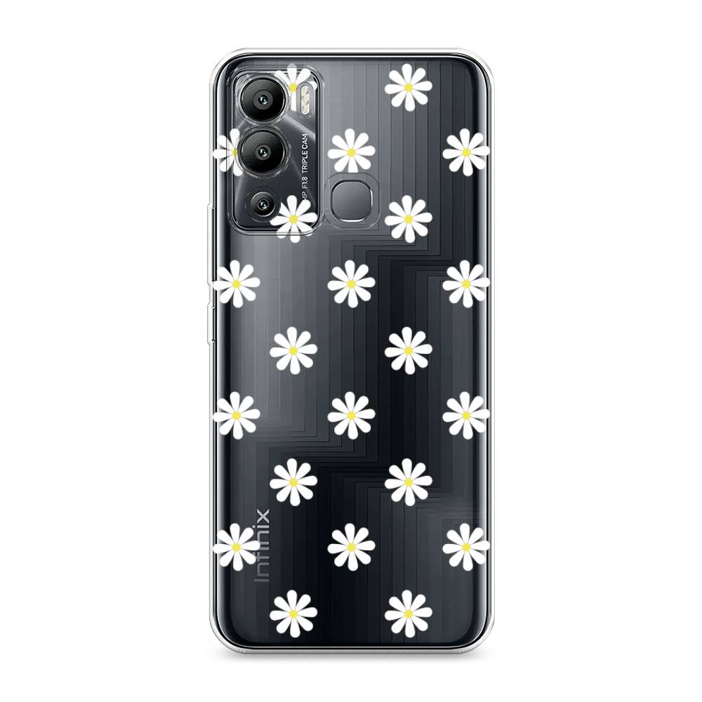 

Силиконовый чехол "Маленькие ромашки" на Infinix Hot 12i, 3101250-8