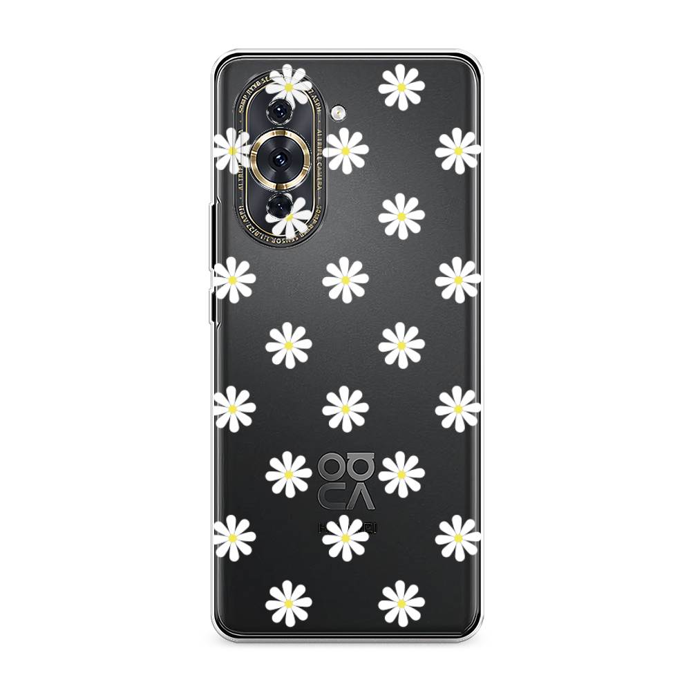 

Силиконовый чехол "Маленькие ромашки" на Huawei Nova 10 Pro, 6109050-8