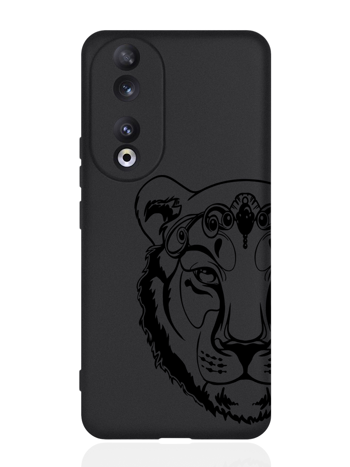 

Чехол для Honor 90 Pro Львица черный