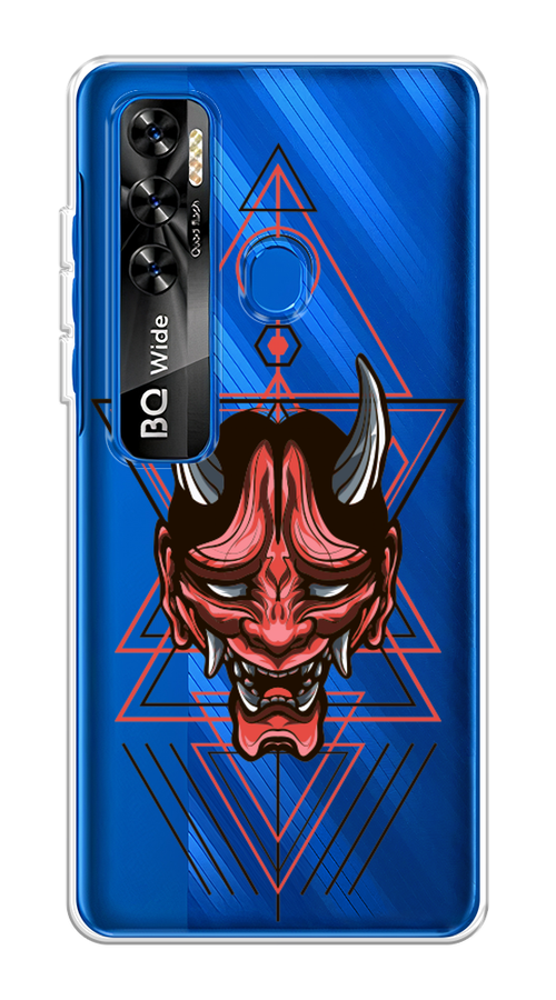 

Чехол на BQ 6868L "Hanya Oni mask", Серый;красный;черный, 202550-4