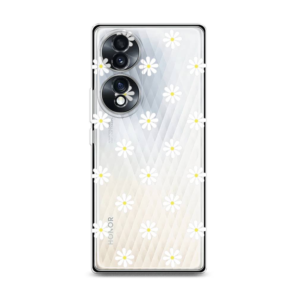 

Силиконовый чехол "Маленькие ромашки" на Honor 70, 6108250-8