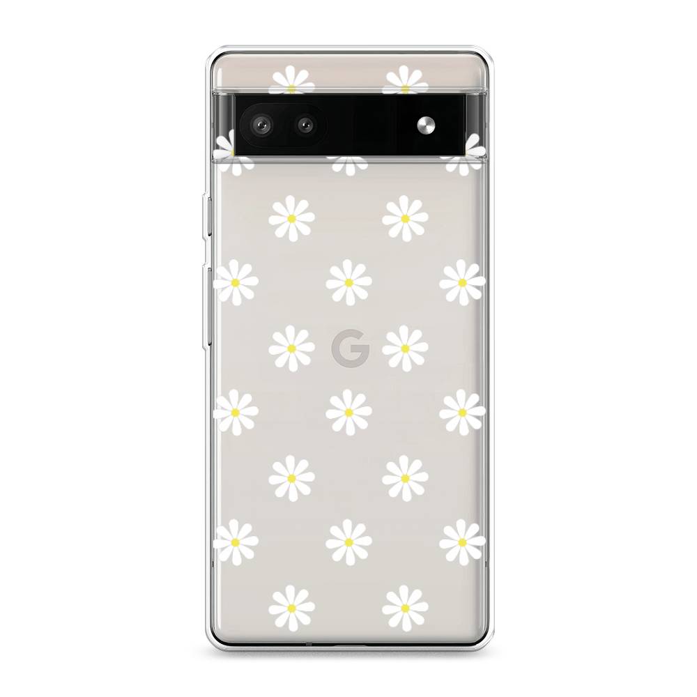 

Силиконовый чехол "Маленькие ромашки" на Google Pixel 6A, 271150-8