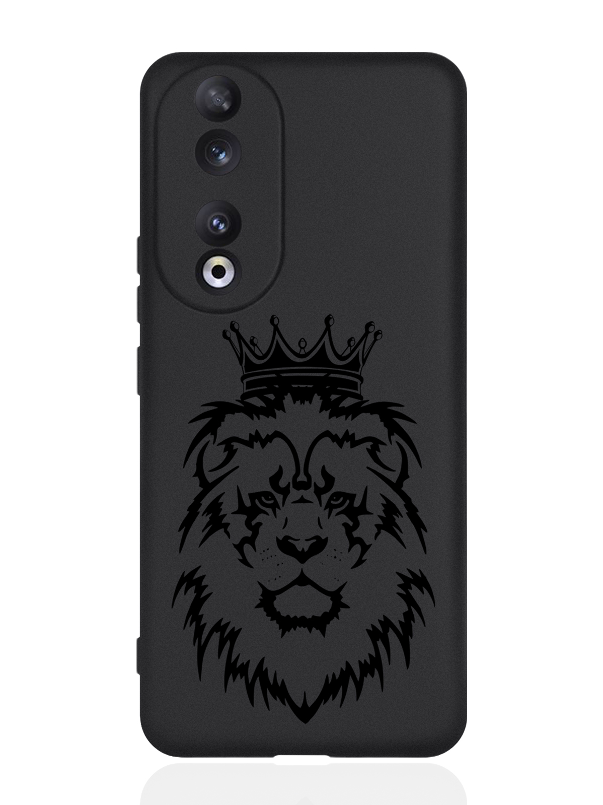 

Чехол для Honor 90 Pro Лев черный