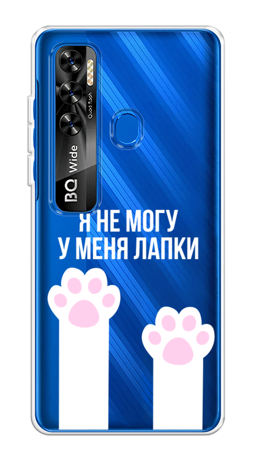 

Чехол на BQ 6868L "У меня лапки", Белый;розовый, 202550-6