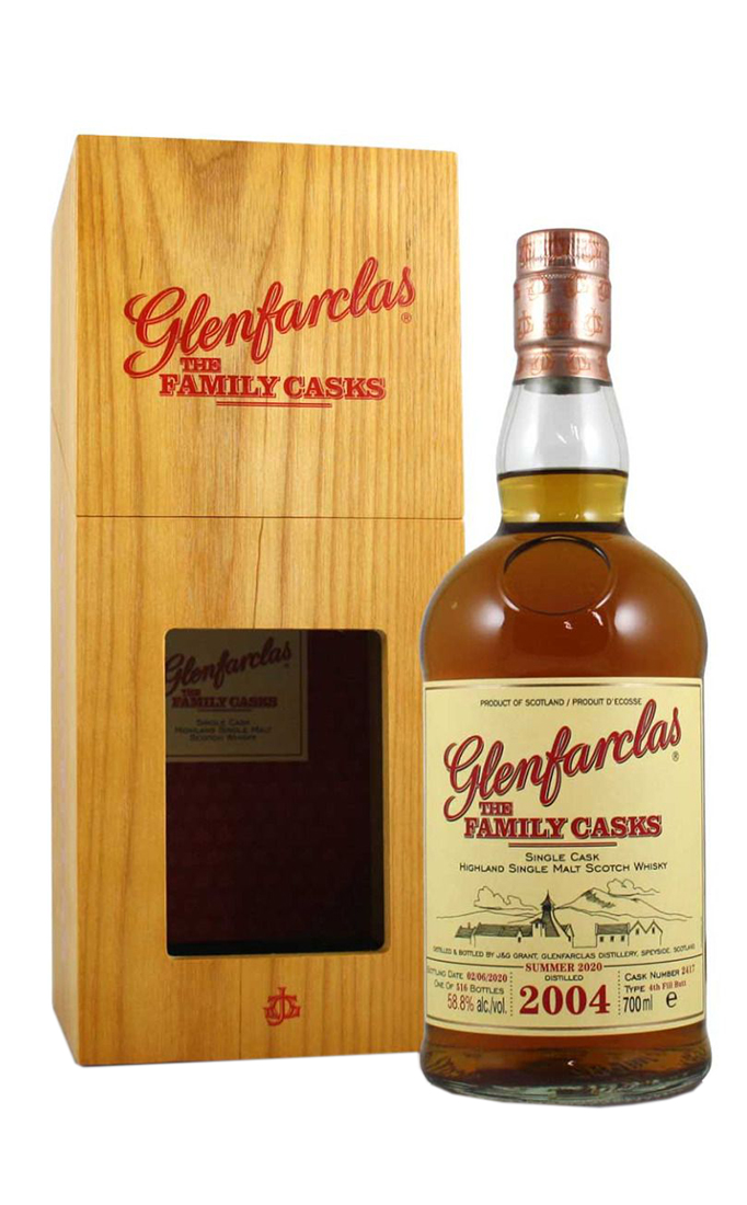 

Виски Glenfarclas 2004 Family Casks No. 2417, 0.7 л