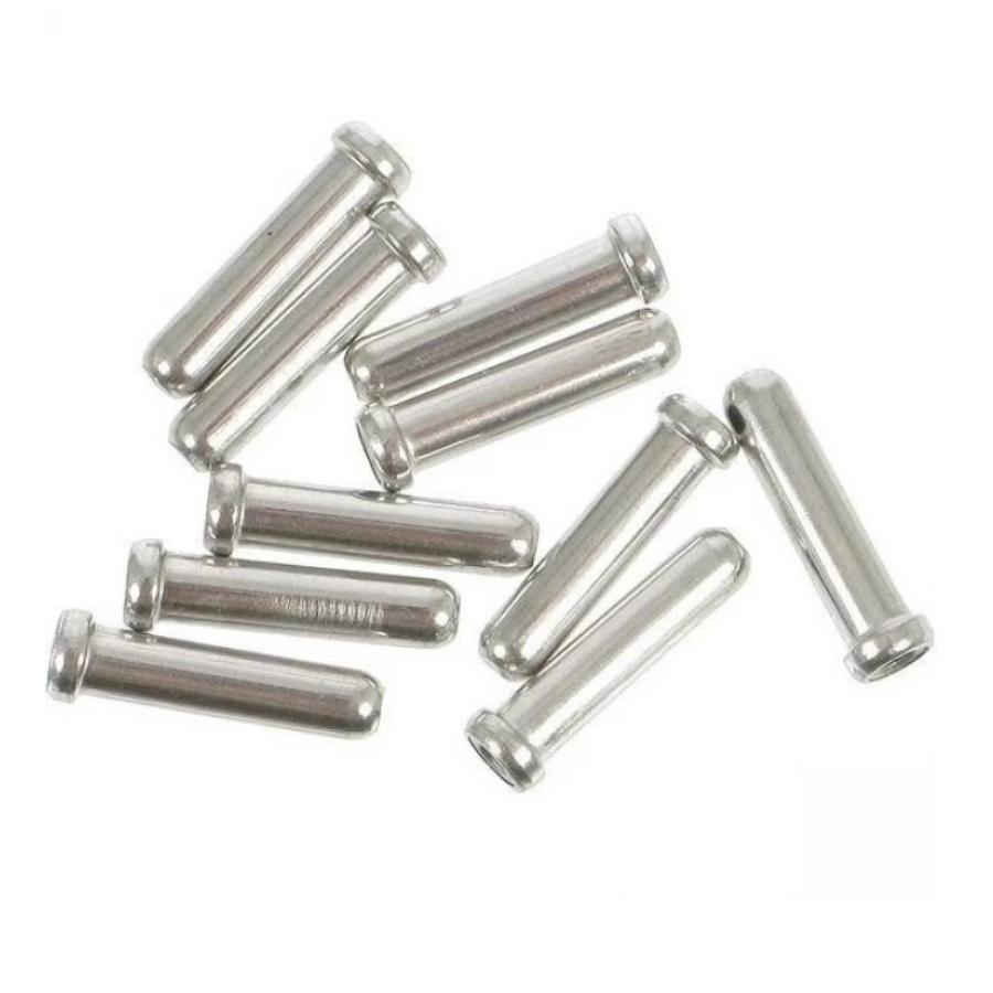 

Концевик Shimano алюминий для троса тормоза, (10шт) Y62098070, Y62098070