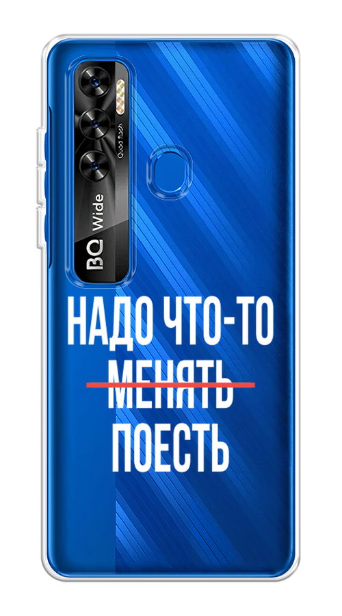 

Чехол на BQ 6868L "Надо что-то поесть", Белый;красный, 202550-6