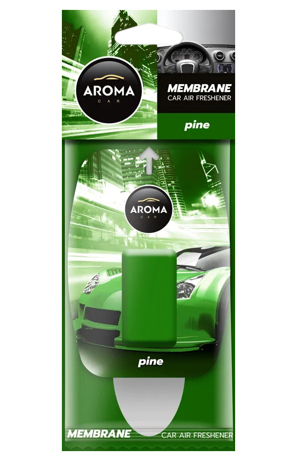 

Ароматизатор воздуха автомобильный Aroma 83106 Хвоя, мембранный., Зеленый