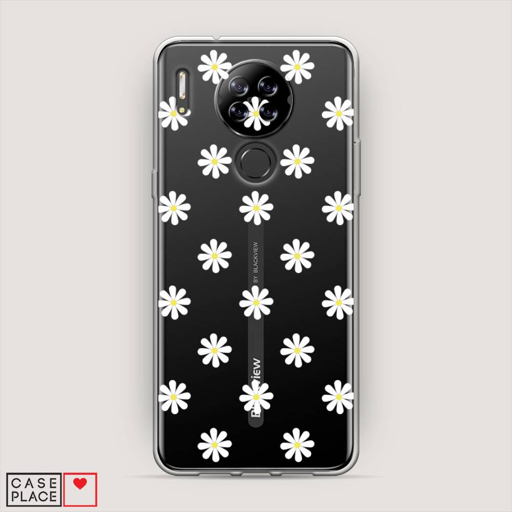 

Силиконовый чехол "Маленькие ромашки" на Blackview A80, 280150-8