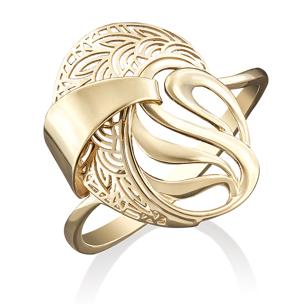 

Кольцо из золота р. 17,5 PLATINA jewelry 01-4966-00-000-1130-65, 01-4966-00-000-1130-65