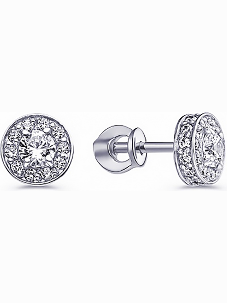 

Серьги с 50 фианитами из серебра Вероника С630-1537, С630-1537