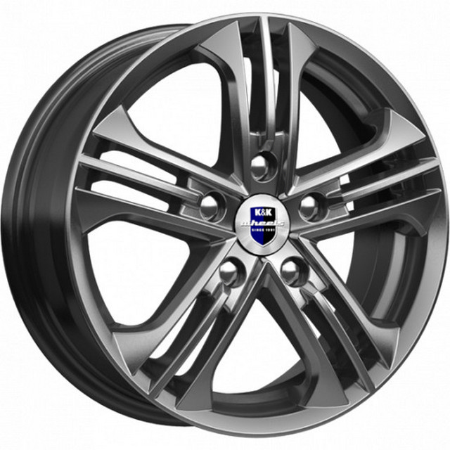 

Колесный диск K&K Trinity (КС615) (DPl) 6.5xR16 ET35 5*100 D67.1, Серый