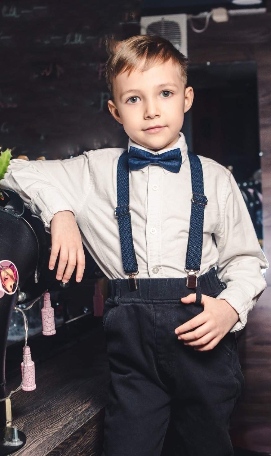 

Подтяжки детские Stilmark П5, синий, onesize, П5