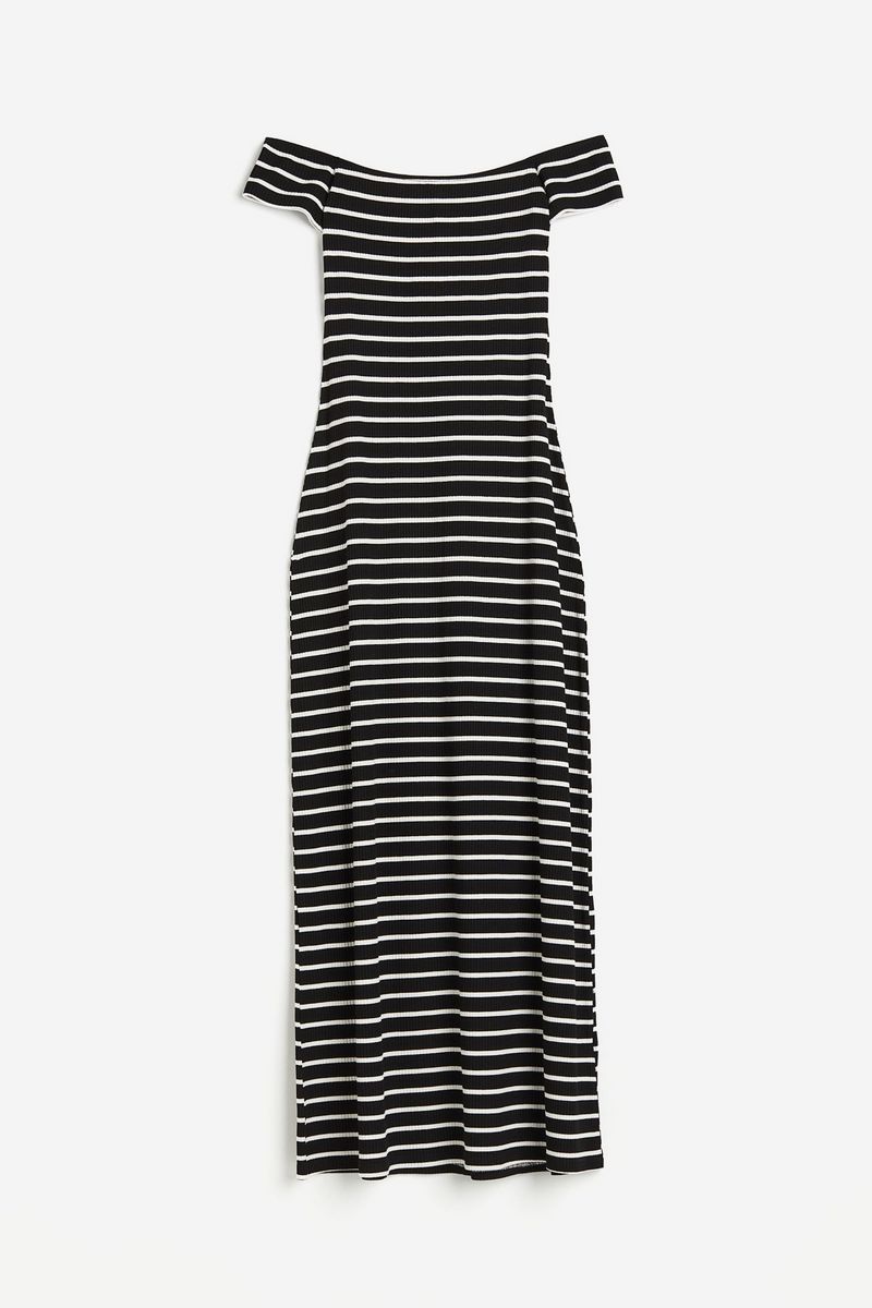 

Платье женское H&M 1223835 черное XS, Черный, 1223835