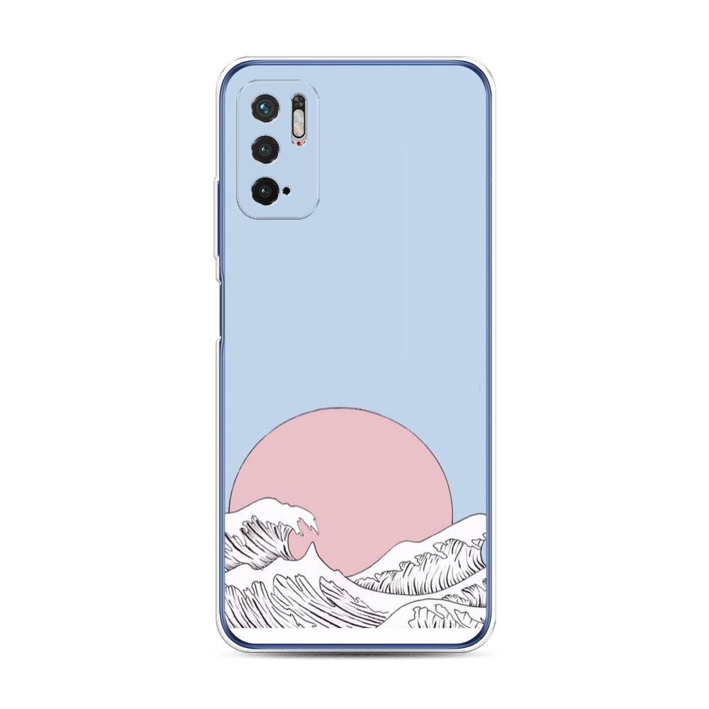 фото Чехол awog "японское солнце" для xiaomi redmi note 10 5g