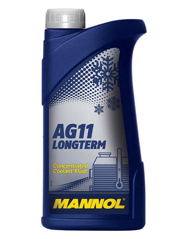 Антифриз <<MANNOL 4113>> AG-13+, (флуоресцентный), концентрат, зелёный, 1 литр.