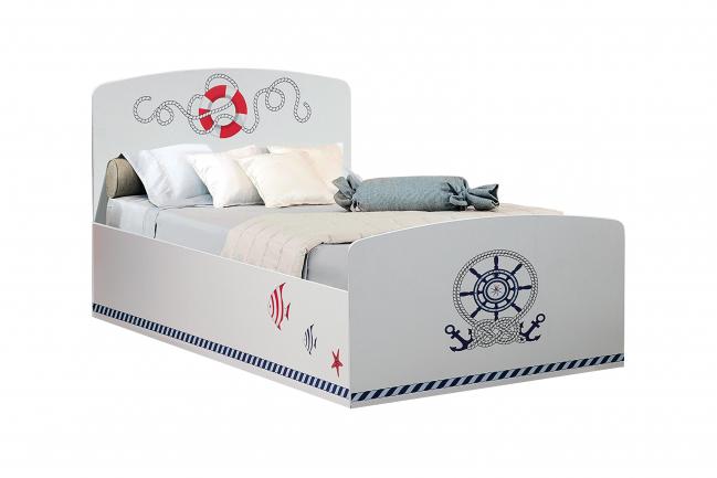 Олмеко Кровать одинарная Лего-2 Кораблик