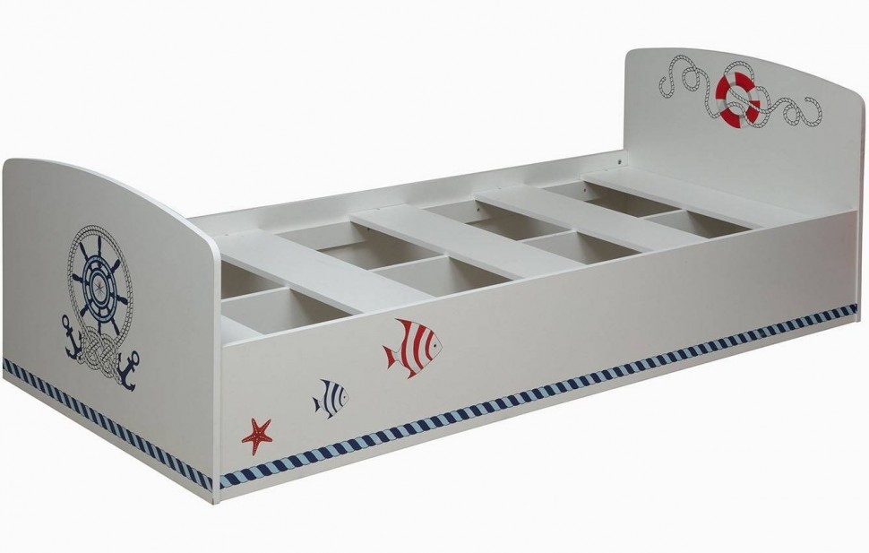 фото Олмеко кровать одинарная лего-2 кораблик