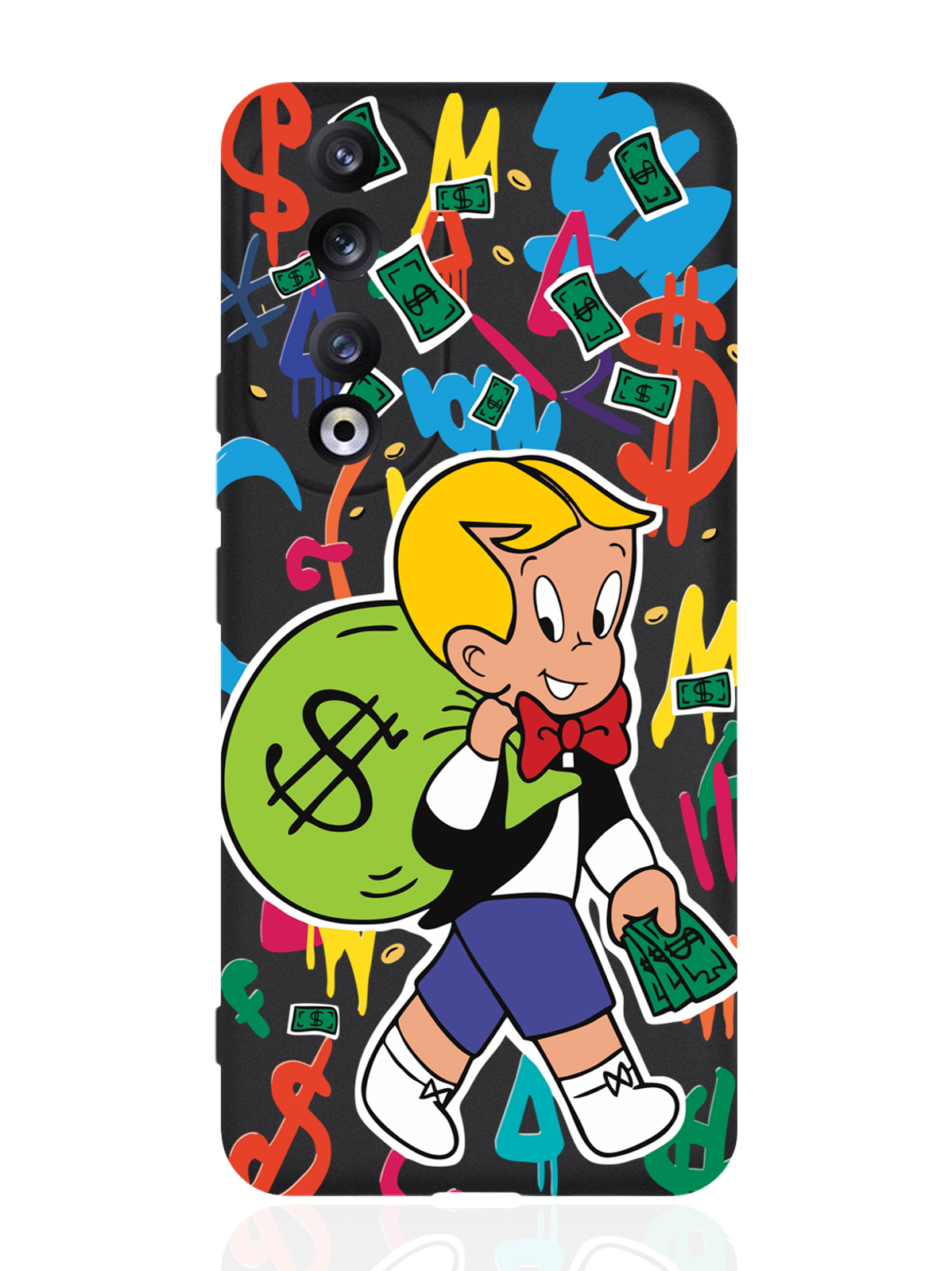 

Чехол для Honor 90 Monopoly Richie Rich, Разноцветный