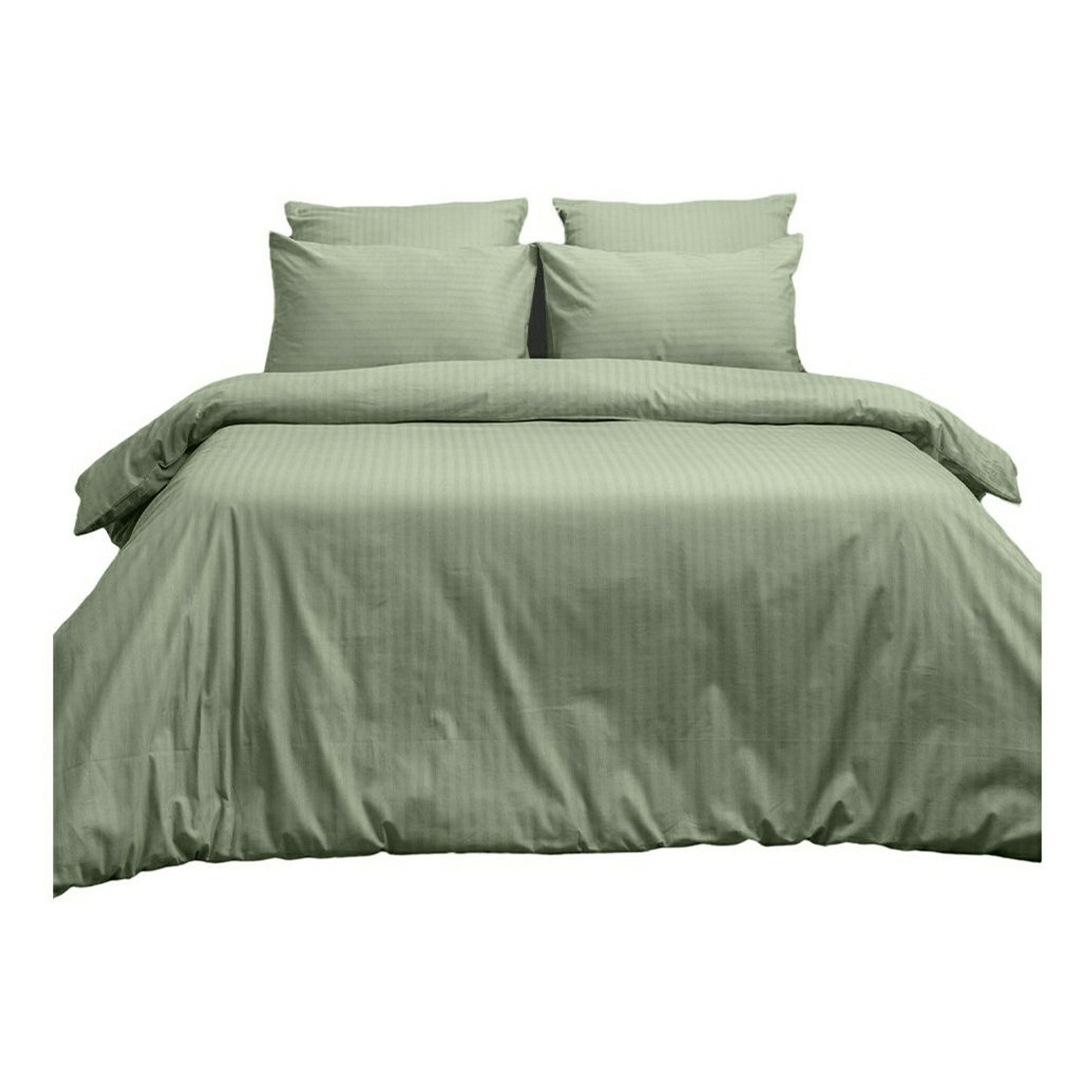 Комплект постельного белья Home & Style Smoke Green евро 50 х 70 см