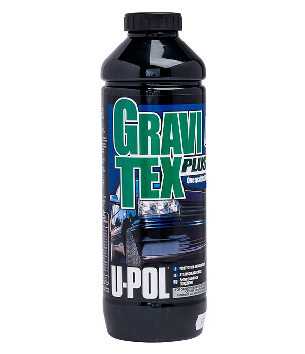 фото Антигравий u-pol gra/nb1 gravitex plus hs,чёрный, 1 литр.